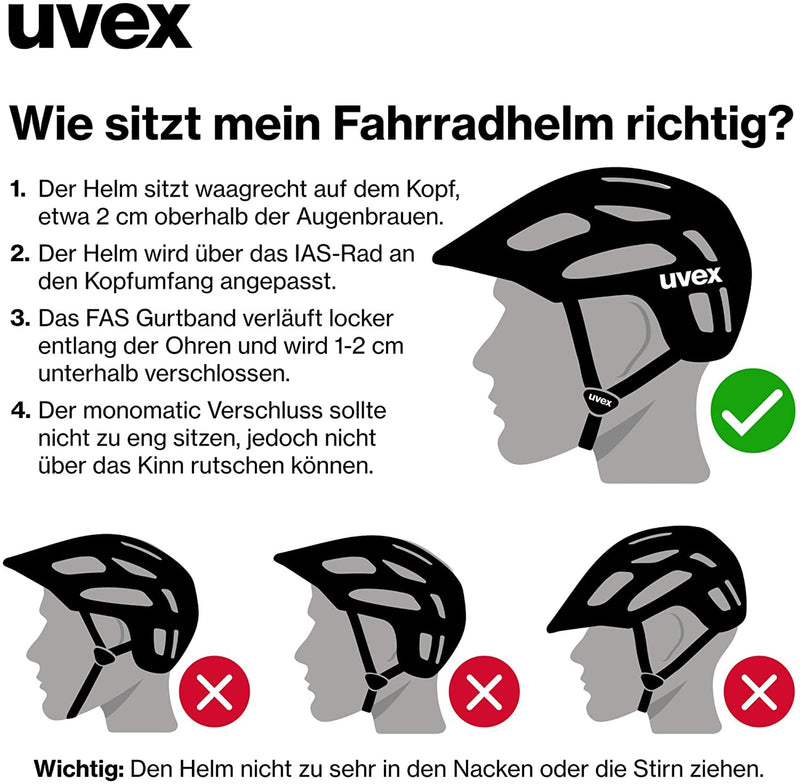 Uvex QUATRO Fahrradhelm white mat black Unisex