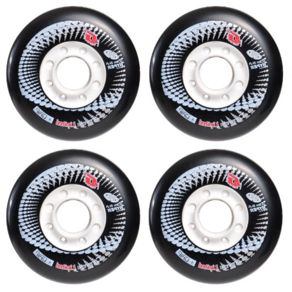 Hyper Wheels Concrete +Grip Limited Performance Outdoor 4er oder 8er Set Rollen - 76mm / 84 A black