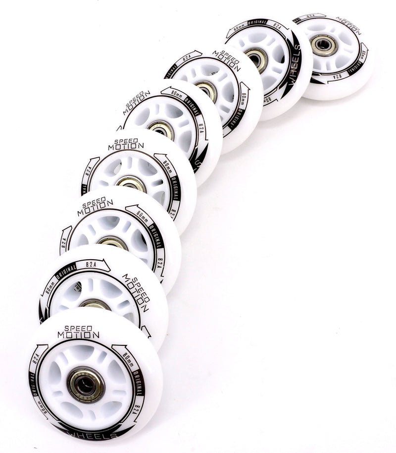 Tempish SPEED MOTION Rollenset - ABEC9 + 8mm Spacer | 80mm/82A