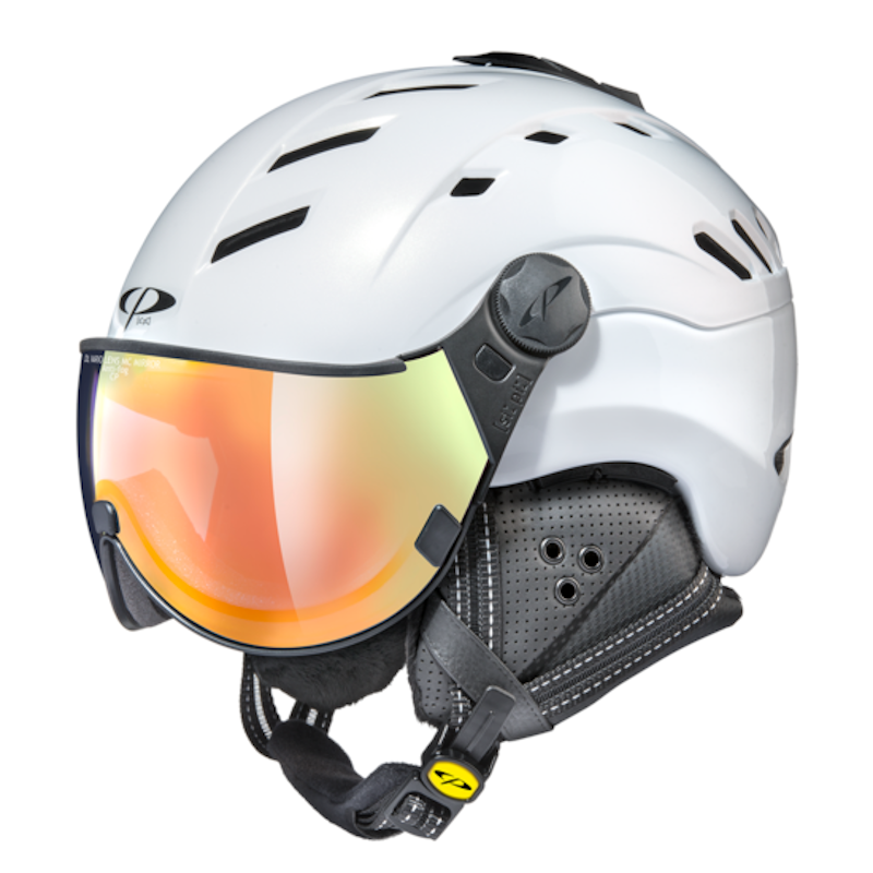 CP CAMURAI Visierhelm white mc Skihelm Snowboardhelm