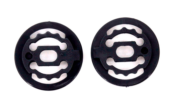 CP Screw Support Button (ovales loch) - CP Skihelm Schrauben-Set support ring schwarz - passend für CP Skihelm mit Visier