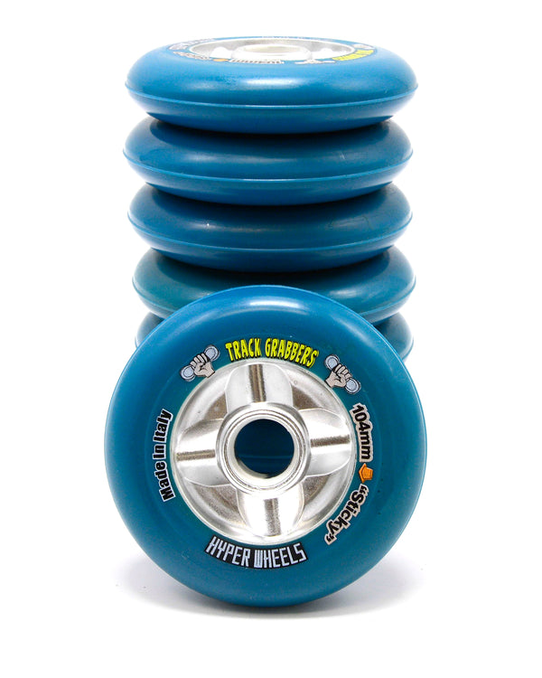 HYPER WHEELS TRACK GRABBER Sticky Rollen Set 104mm/83A