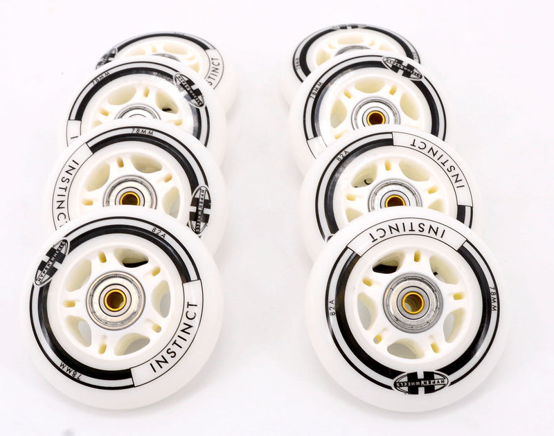 Hyper INSTINCT Rollenset 78mm/82A - ABEC7 + 6mm Spacer