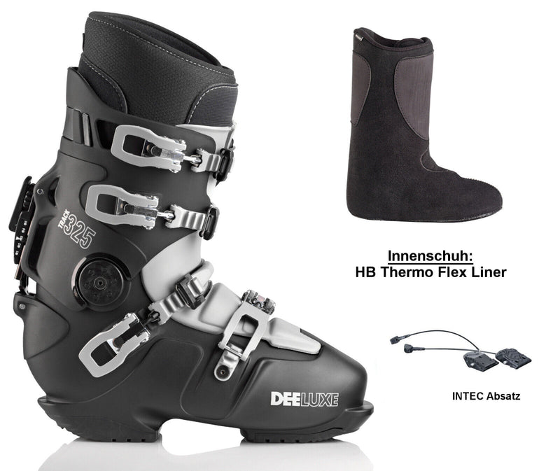 Deeluxe Track 325 Hardboot Option HP-thermo Innenschuhe + Intec Absatz Snowboard