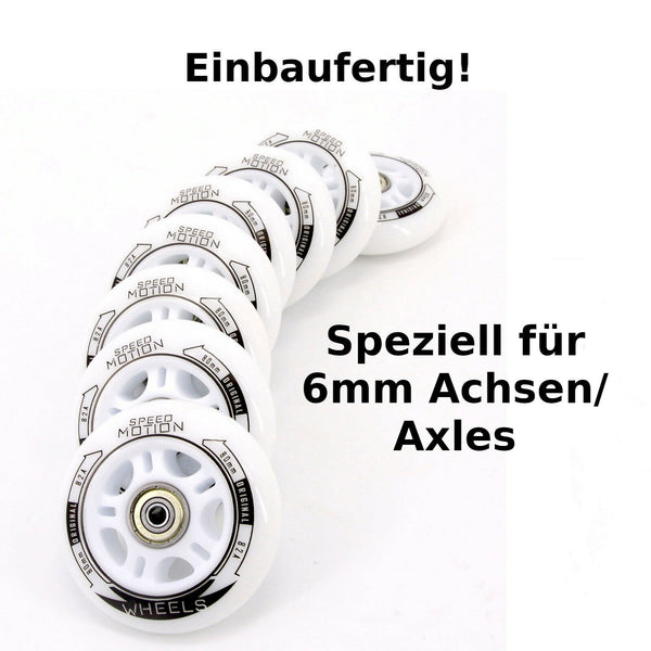 Tempish SPEED MOTION Rollenset - ABEC7 + 6mm Spacer | 80mm/82A