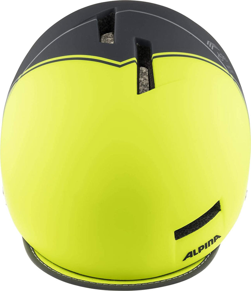 Alpina GRUNERLOKKA Fahrradhelm neon yellow charcoal Unisex