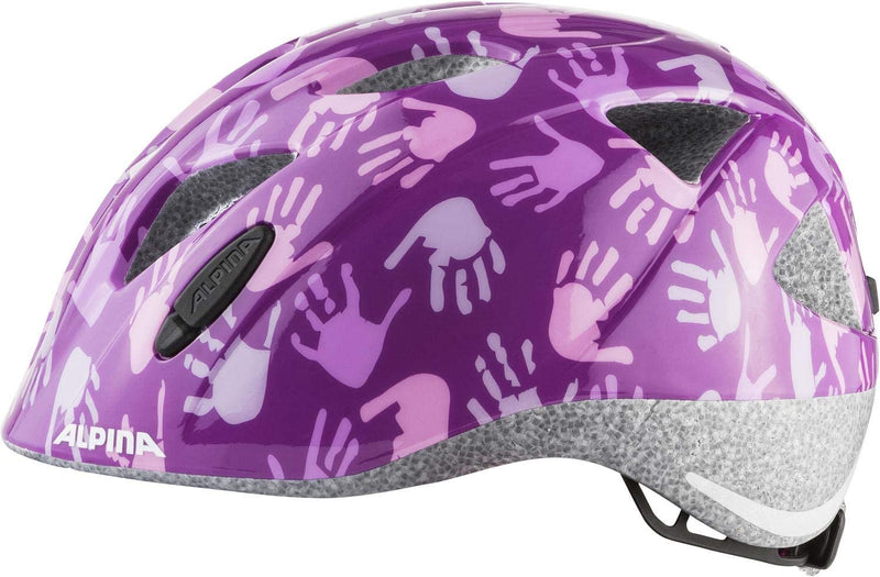 Alpina XIMO Fahrradhelm berry hands Kinder