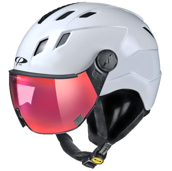 CP CORAO + Ski-Snowboardhelm white shiny Unisex