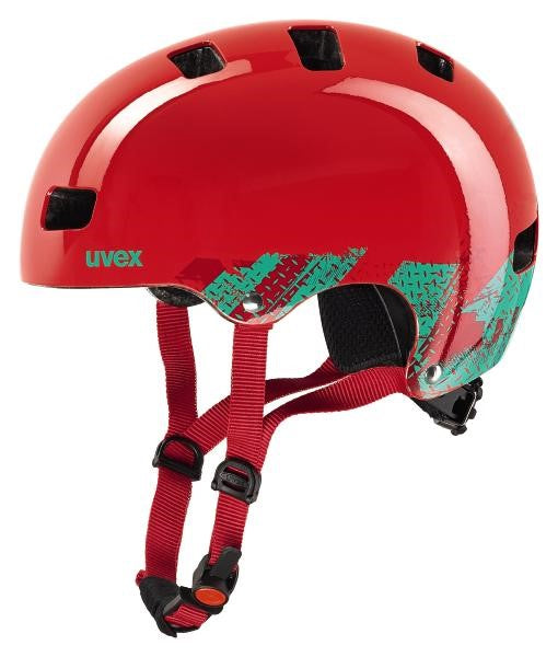 Uvex Kid 3 blackout red Kinder Fahrradhelm Rad Bike Helm