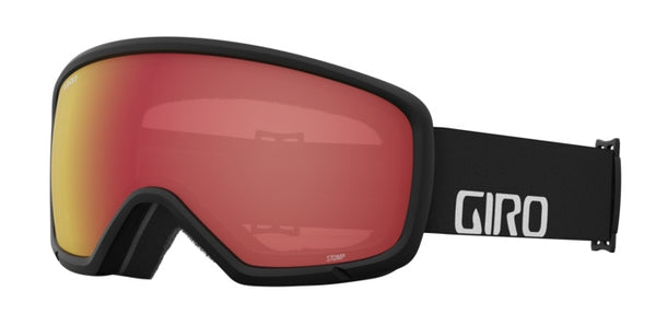 Giro STOMP Skibrille black wordmark OTG Jugend