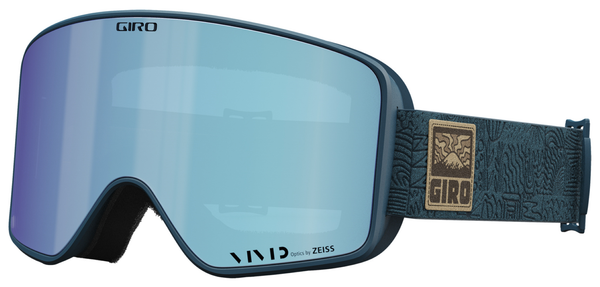 Giro METHOD Skibrille Harbor Blue Adventure Grid + Ersatzscheibe Unisex