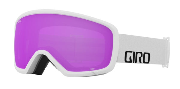 Giro STOMP Skibrille white wordmark OTG Jugend