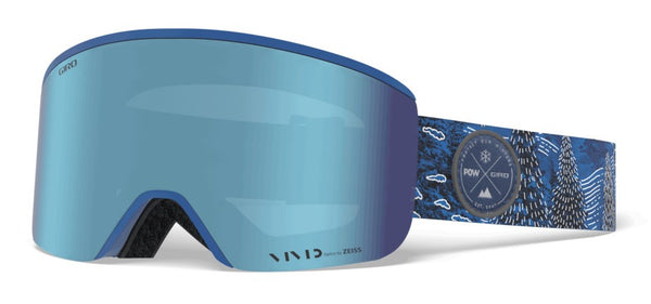 Giro AXIS Skibrille pow blue + Ersatzscheibe Unisex