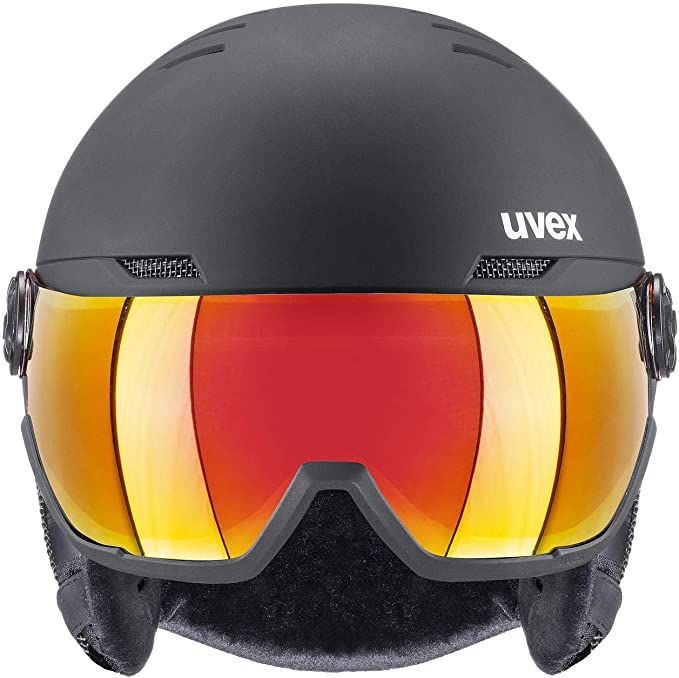 uvex WANTED VISOR Ski-Snowboardhelm black mat Unisex