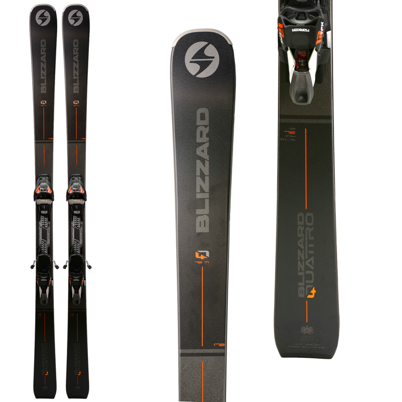 Blizzard Quattro 7.2 Ti 172 cm Herren Skier + Marker TPX 12 All Mountain