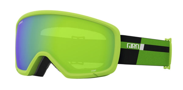 Giro STOMP Skibrille green black podium OTG Jugend