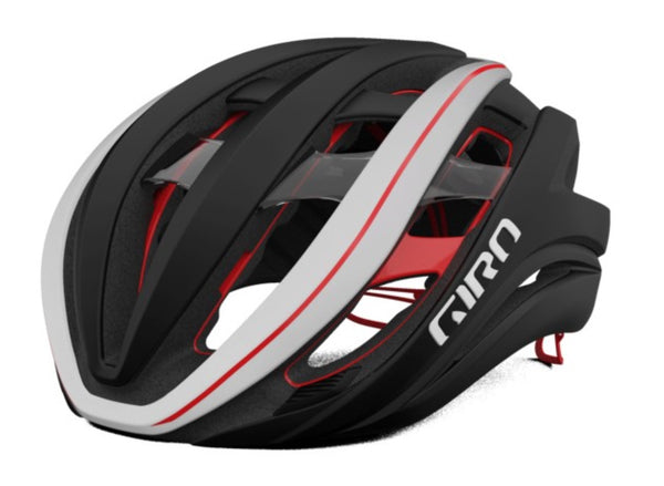 Giro AETHER SHERICAL MIPS Fahrradhelm matte black white red Unisex