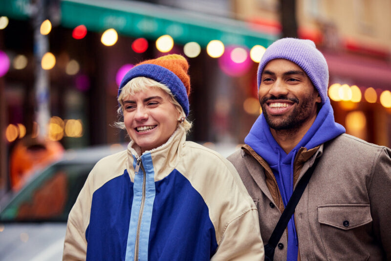 Buff KNITTED BEANIE für Erwachsene nilah denim Gr. One Size