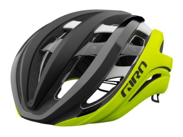 Giro AETHER SPHERICAL MIPS Fahrradhelm matte black highlight yellow Herren