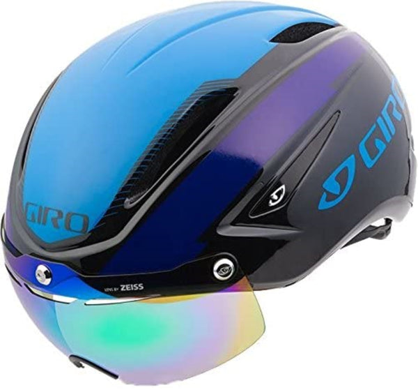 Giro AIR ATTACK SHIELD Fahrradhelm Herren black/blue/purple