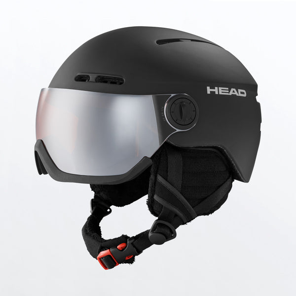 Head KNIGHT Skihelm + Visier black Unisex